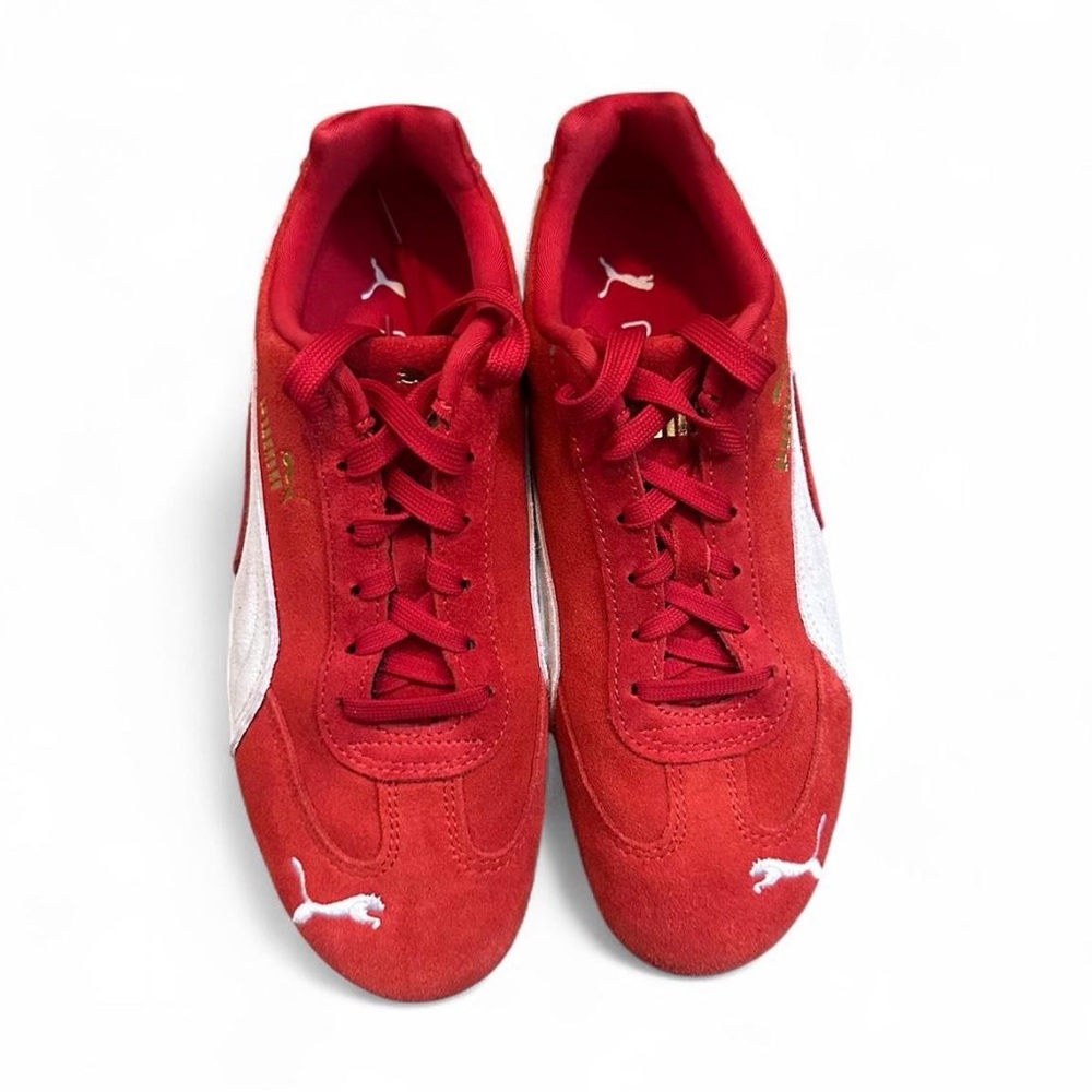 Puma Speedcat Vibrant Red and White Am
